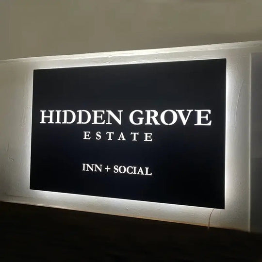 hanging led blade signs for storefronts with limited wall mounting space