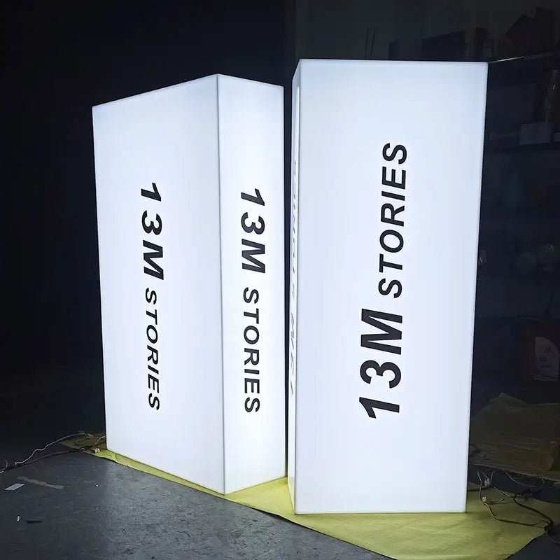 high brightness led light box signs with dimmable controls for perfect visibility