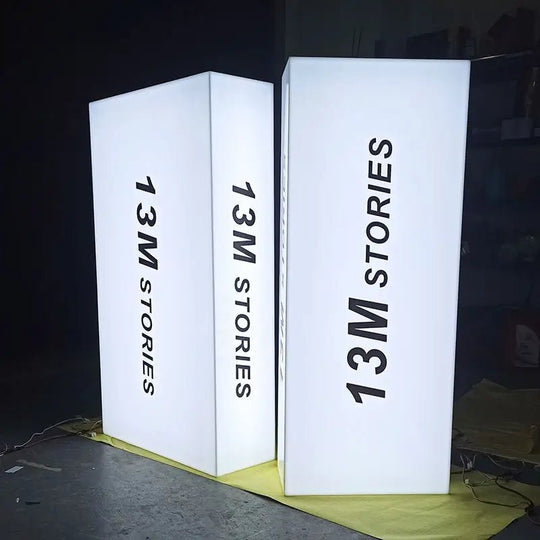 high brightness led light box signs with dimmable controls for perfect visibility