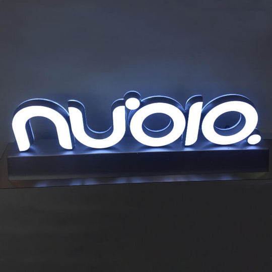 high visibility frontlit backlit signage