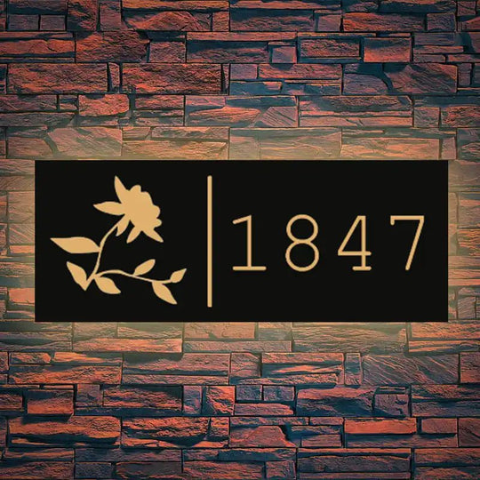 Illuminated House Numbersmetal house address letters