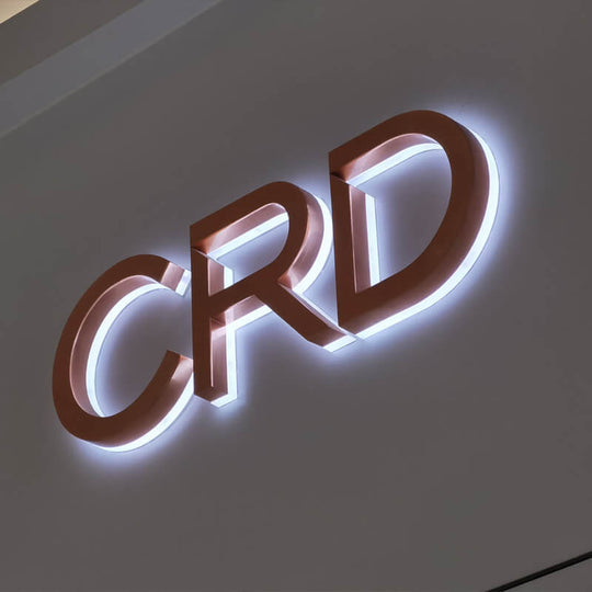 business signs outdoor lighted