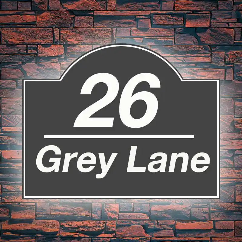 solar address numbers solar-powered lighted house address sign comes with numbers