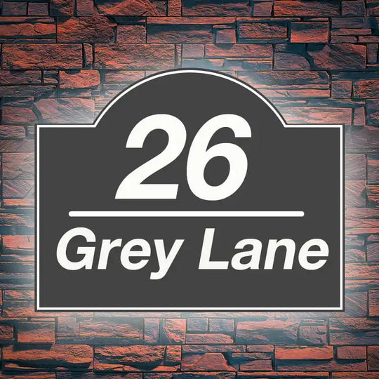 solar address numbers solar-powered lighted house address sign comes with numbers