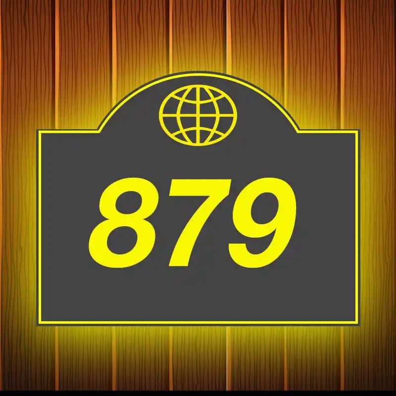 wall address plaque led Lighted House Number LED Address Light