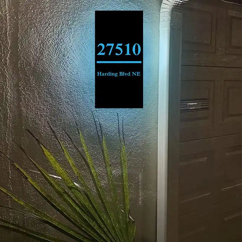 light up address numbers Best illuminated house numbers ideas