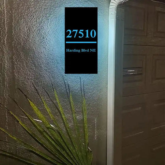 light up address numbers Best illuminated house numbers ideas