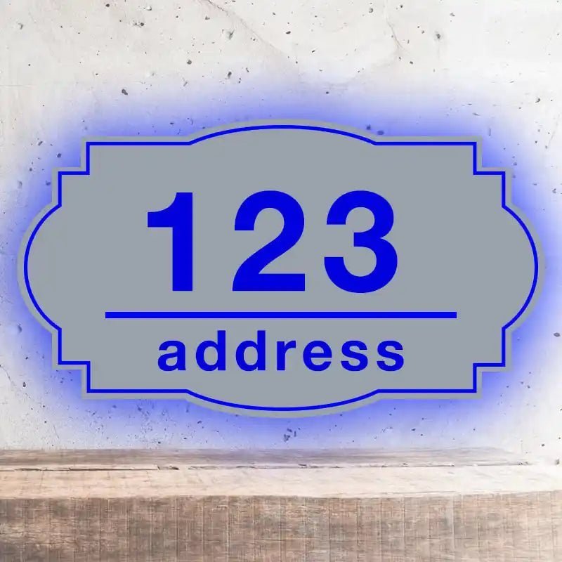 Decorative lighted numbers LED Backlit Numbers