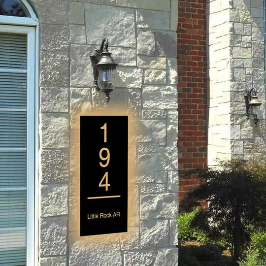 led house numbers illuminated door numbers house signs address numbers