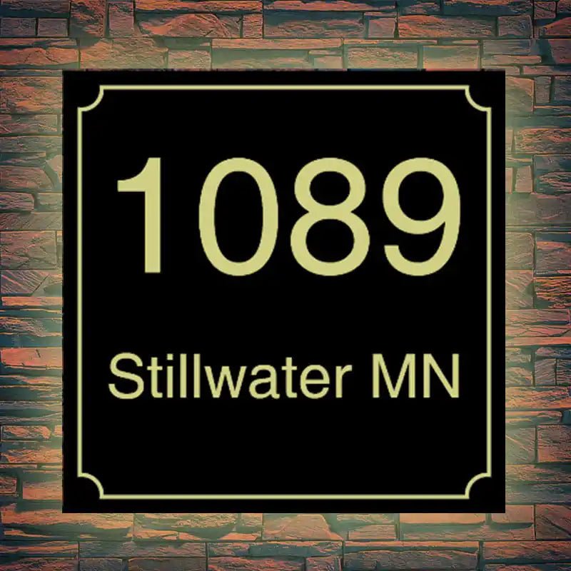 distinctions house numbers LED Modern Backlit House Address Numbers