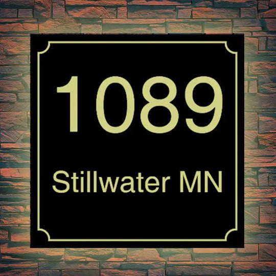 distinctions house numbers LED Modern Backlit House Address Numbers