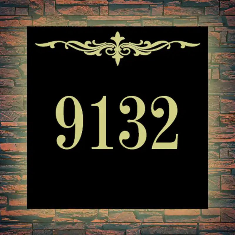 solar led house number signs House Number Light Box Custom House Number Sign,LED House Number Box free shipping