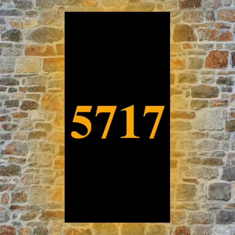 backlit numbers for house Outdoor LED House Number Light