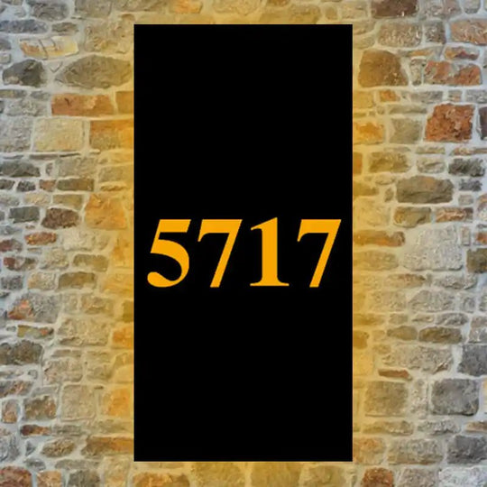 backlit numbers for house Outdoor LED House Number Light