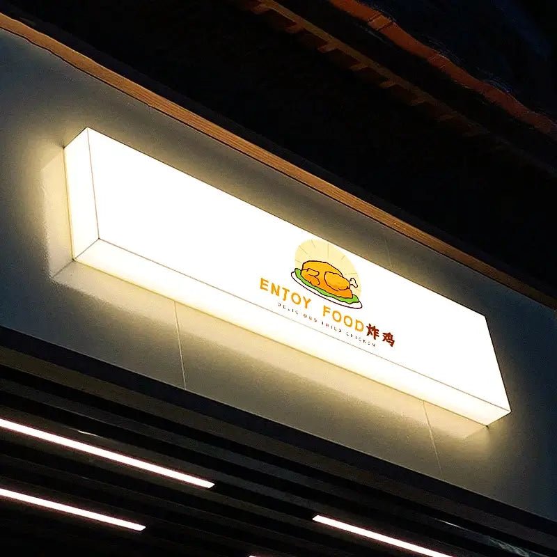 weatherproof outdoor led illuminated signs for storefronts and business advertising