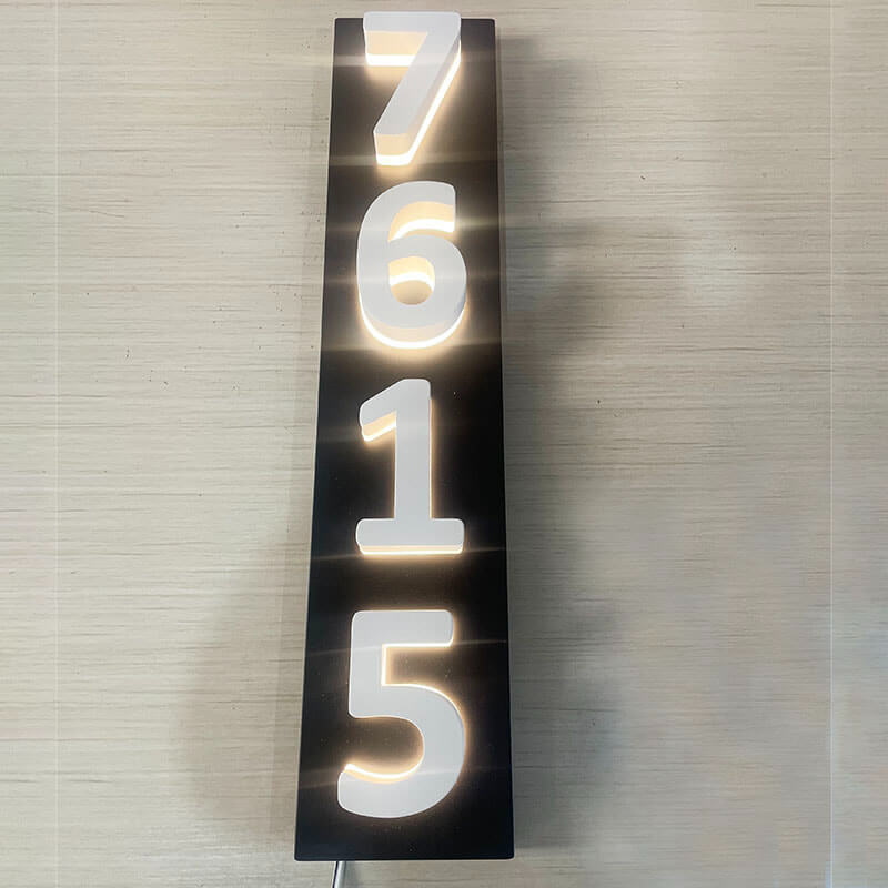 How to Install Backlit House Numbers – Easy DIY Guide – LitHouseNumberSigns