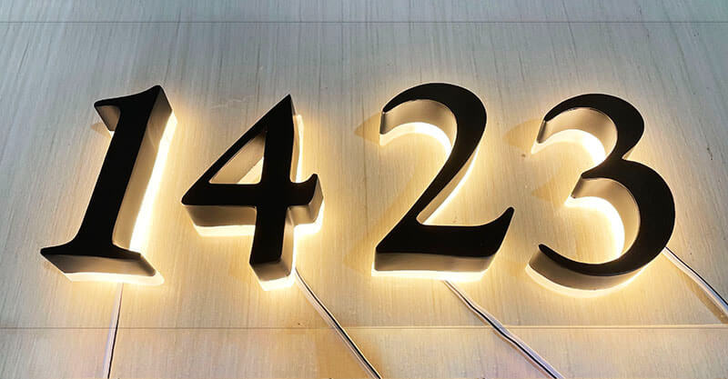 How to Choose the Perfect House Number Sign