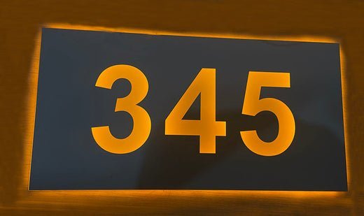 Wie funktionieren beleuchtete Hausnummern? 🔆