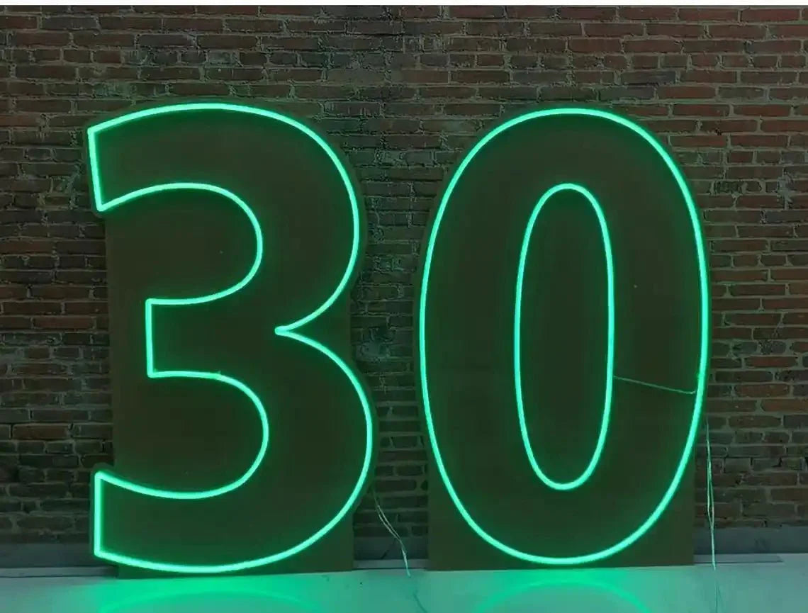 Illuminated Address Signs LED House Numbers Custom Neon Signs