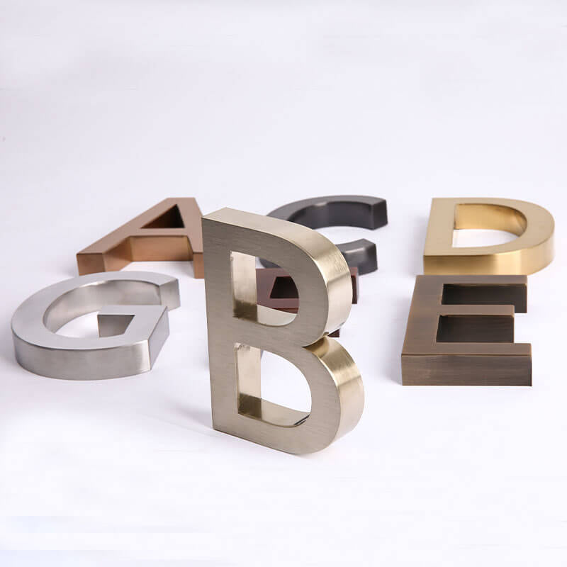 metal wall letters