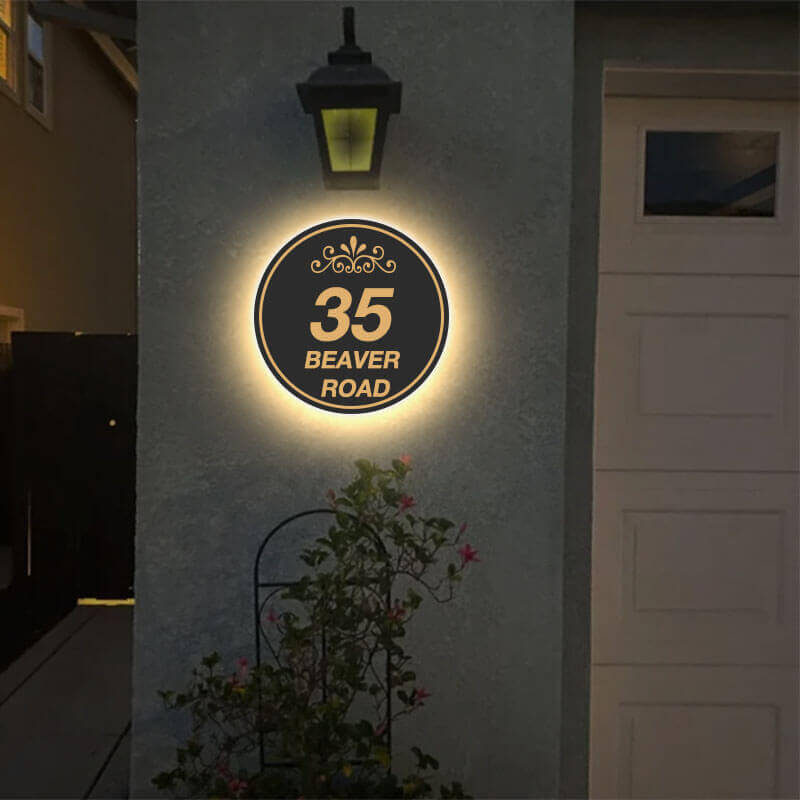 Address Plaques Custom House Number Signs We can work with you to meet the building codes and requirements