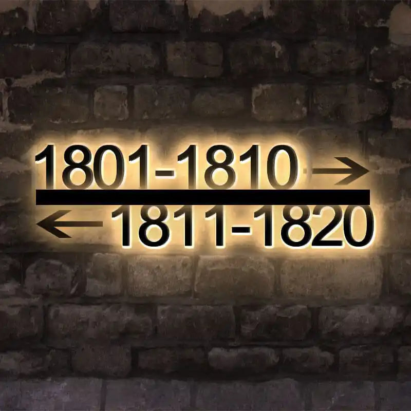 Apartment Building LED Directory – Backlit Unit Number Signs