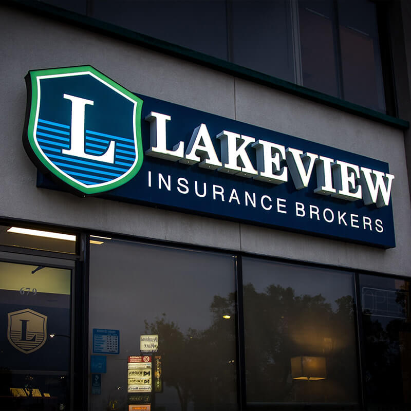 Custom-sized front lit channel letters for businesses