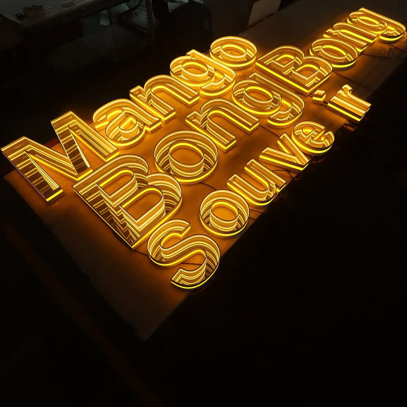 LED Infinity Mirror Letters