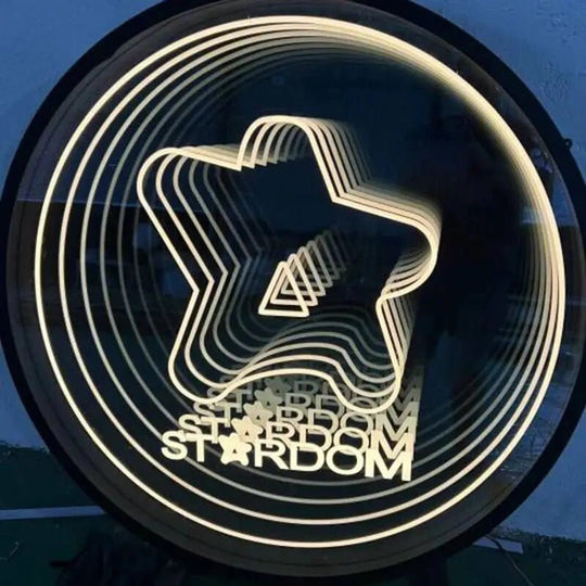 Custom Infinity Mirror Light Box - LED Neon Glow Name Sign, 3D Illuminated Wall Decor for Weddings, Bedroom, Bar, Anniversary Gift