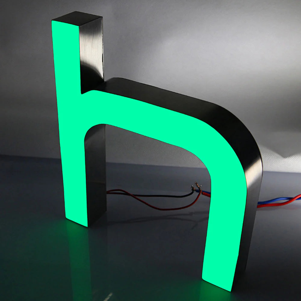 Custom Acrylic Signs with LED and Large Lit Up House Numbers for Mailbox  