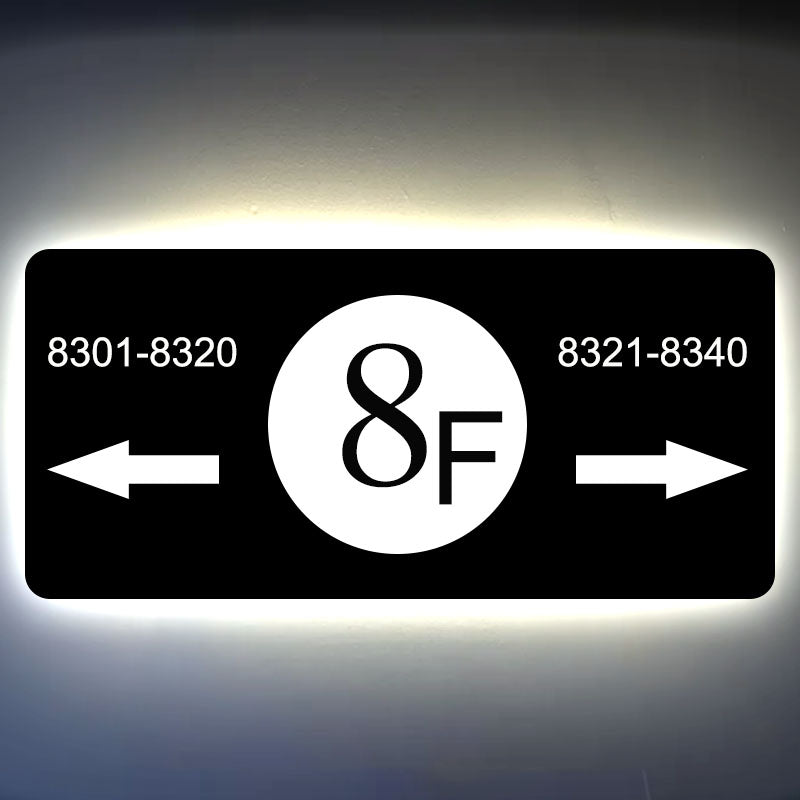 Custom Address plaques for House Solar Custom Acrylic House/Letterbox Sign illuminated house numbers