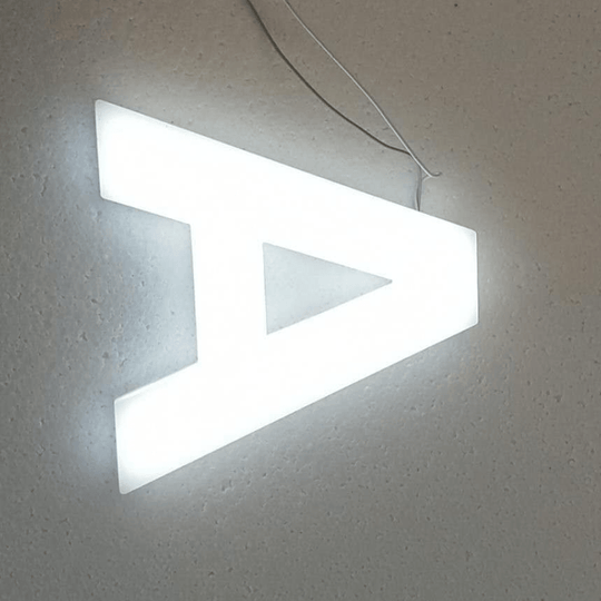 Whole-Lit Acrylic Dimensional Letters - Bright LED Business Signage for Modern Indoor & Outdoor Use