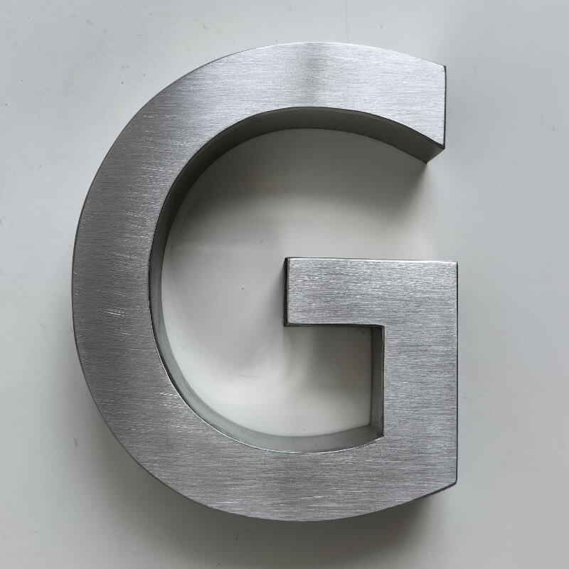 Custom dimensional letters Metal business signs Stainless steel plaques Laser engraved logos