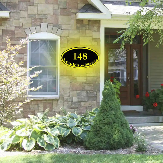 modern led house numbers