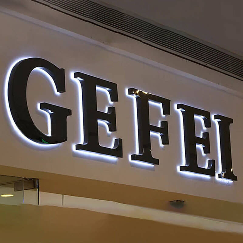 Custom outdoor backlit signs for restaurants, stores, and businesses