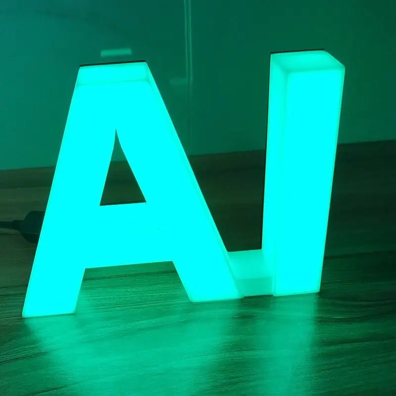 Durable outdoor acrylic illuminated letters