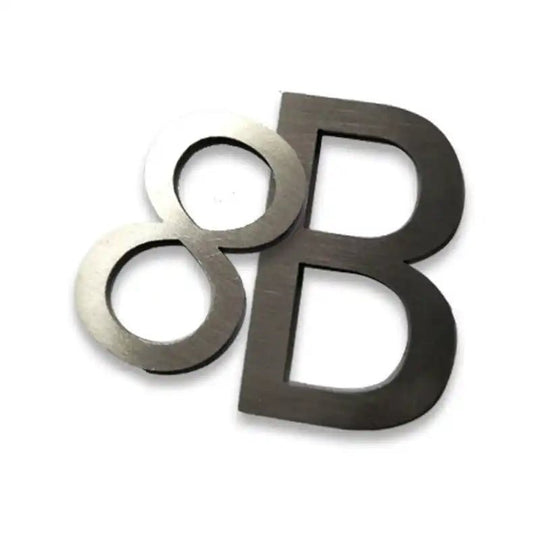 Stainless steel address plaques