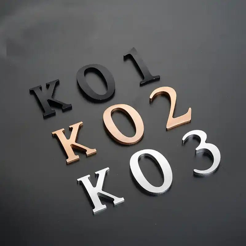 metal house address signs
