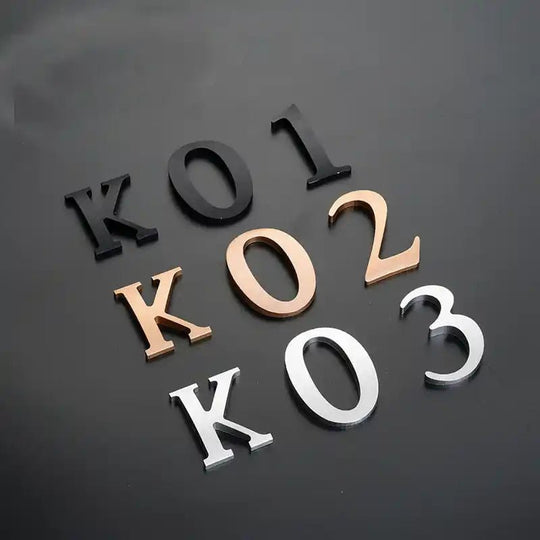 metal house address signs