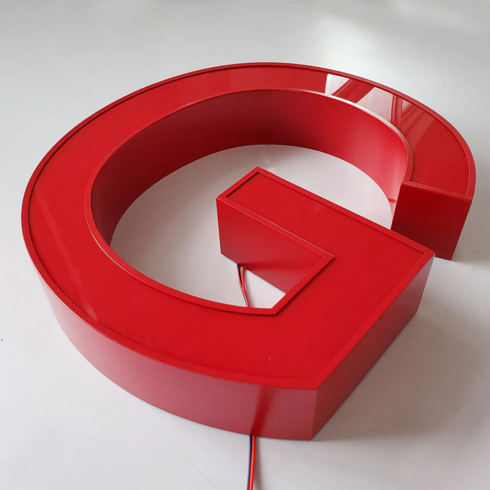 3D LED Sign Custom Acrylic Logo Custom Front Lit Signage with Lighted House Numbers