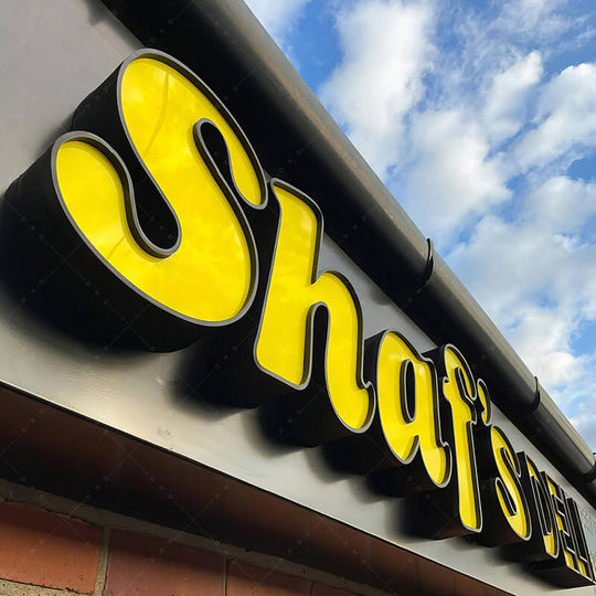 Front lit LED signs for hotels and hospitality branding