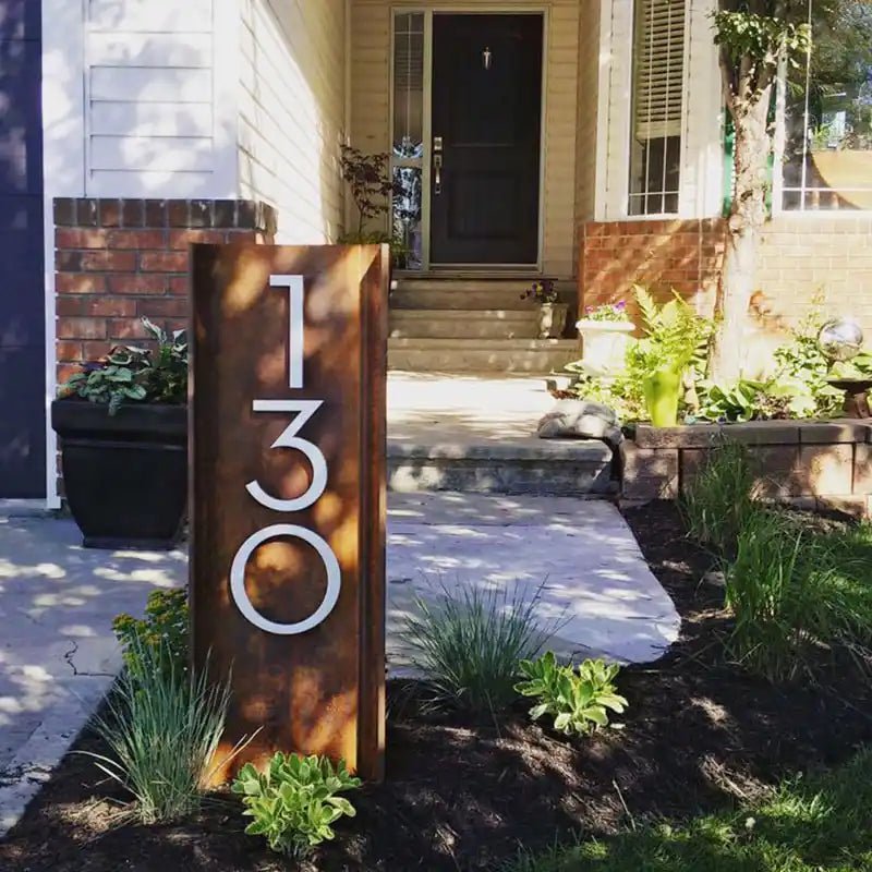 Metal Address Numbers – Stylish and Durable House Number Plaques ...