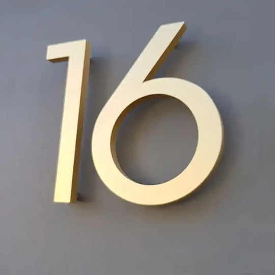 metal house address signs