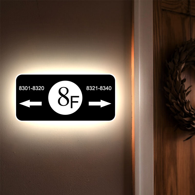 Illuminated Address Signs Lighted Address Signs Lighted House Numbers Hanging Metal Address signs