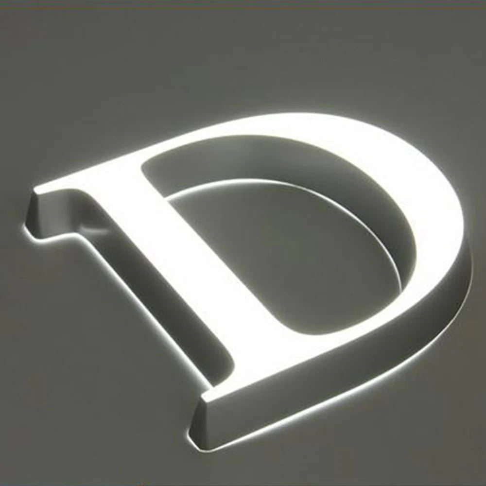 LED backlit house numbers light up address signs for visibility