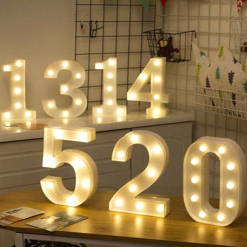 Led Numberd Letters Custom Giant LED Letters & Numbers | Event Decor Signs ...