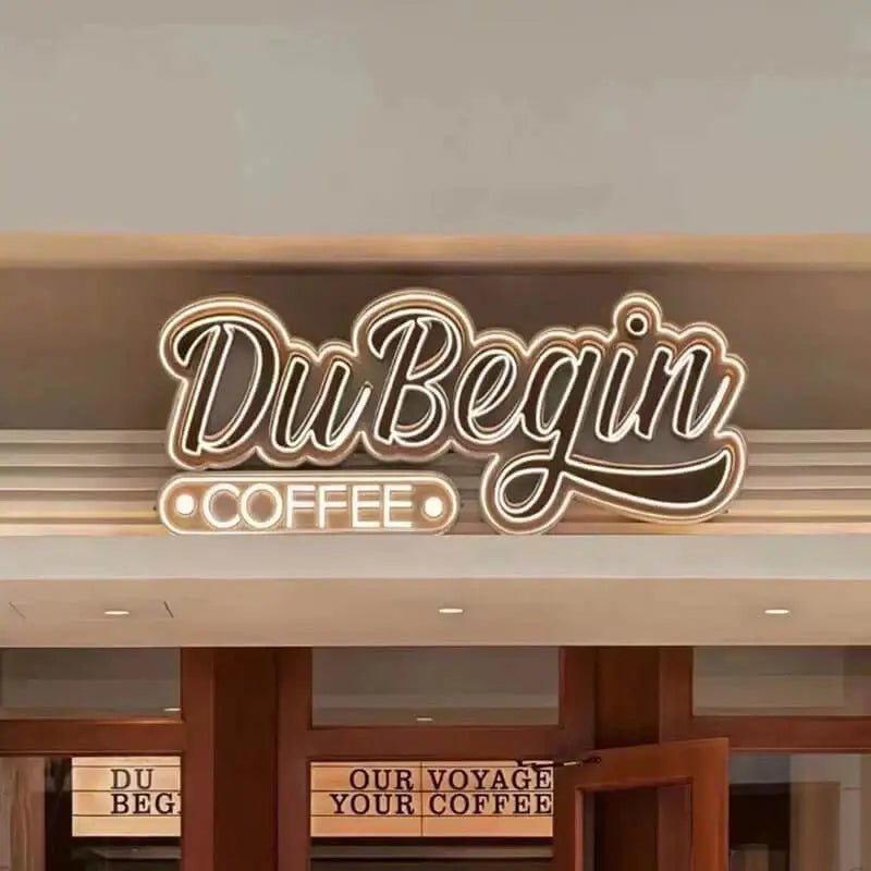 LED marquee neon letters for café menu boards