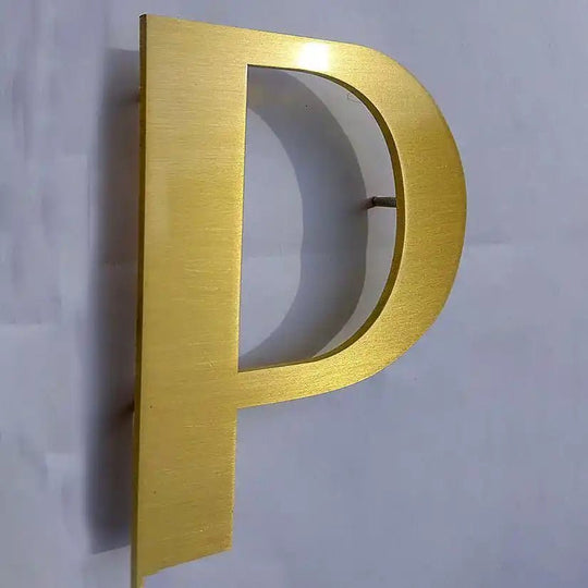 metal house numbers