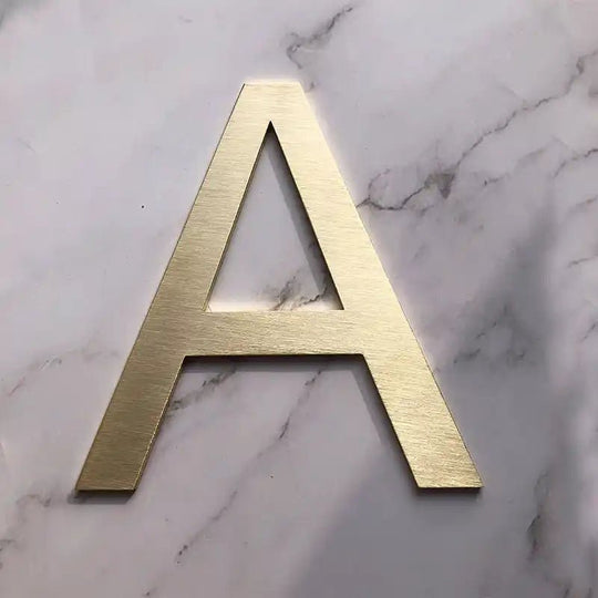 address signs metal