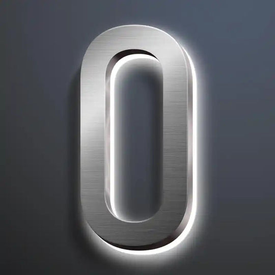 Custom LED house numbers